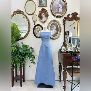 Vintage Michaelangelo Periwinkle Blue Formal Gown - size 2